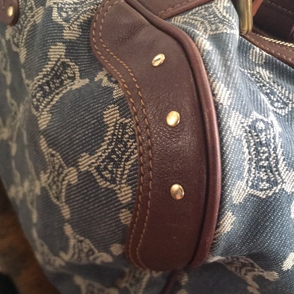 EUC Celine Denim Leather Trimmed - Picture 11 of 16